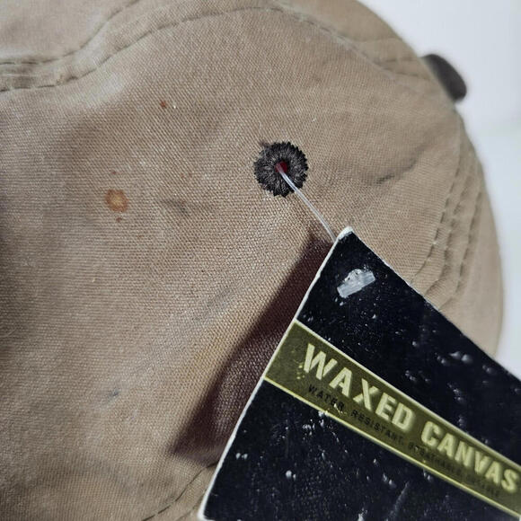 Union Pacific Railroad Brown Hat Cap OSFM Waxed Canvas NWT READ - Picture 4 of 12